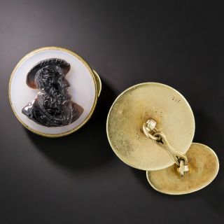 Antique Cameo Cufflinks