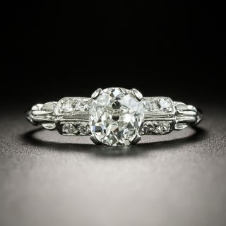 Art Deco 1.00 Carat Diamond Engagement Ring - GIA G SI1 - 1