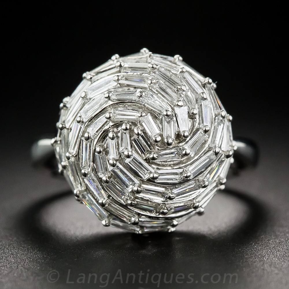 Baguette Diamond Cocktail Ring