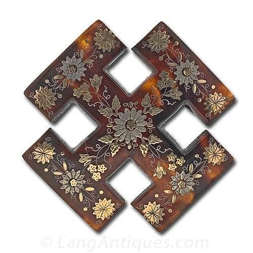 Tortoiseshell Pique Pin.